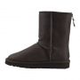Мужские угги Ugg Men's One Zip Leather Chocolate