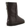 Мужские угги Ugg Men's One Zip Leather Chocolate