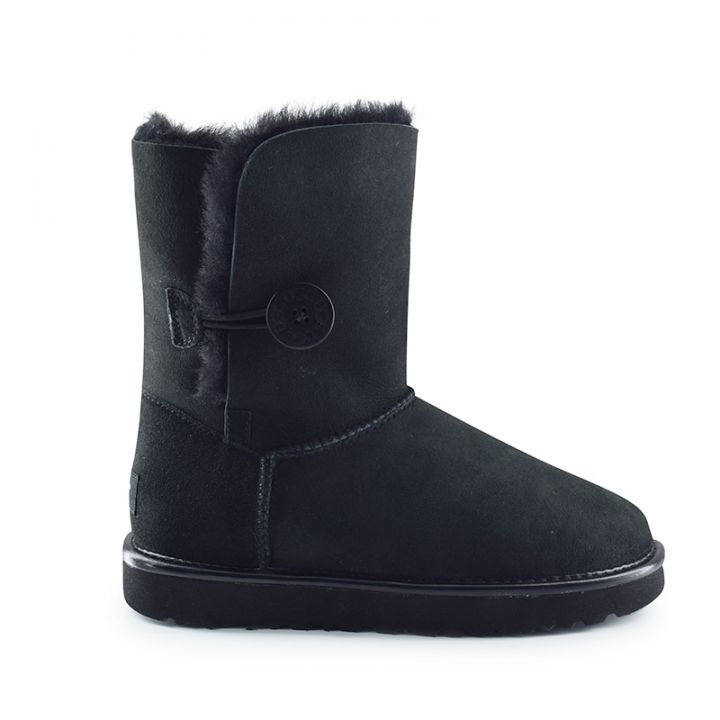 Женские угги Ugg Bailey Button II Metallic Black