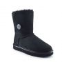 Женские угги Ugg Bailey Button II Metallic Black