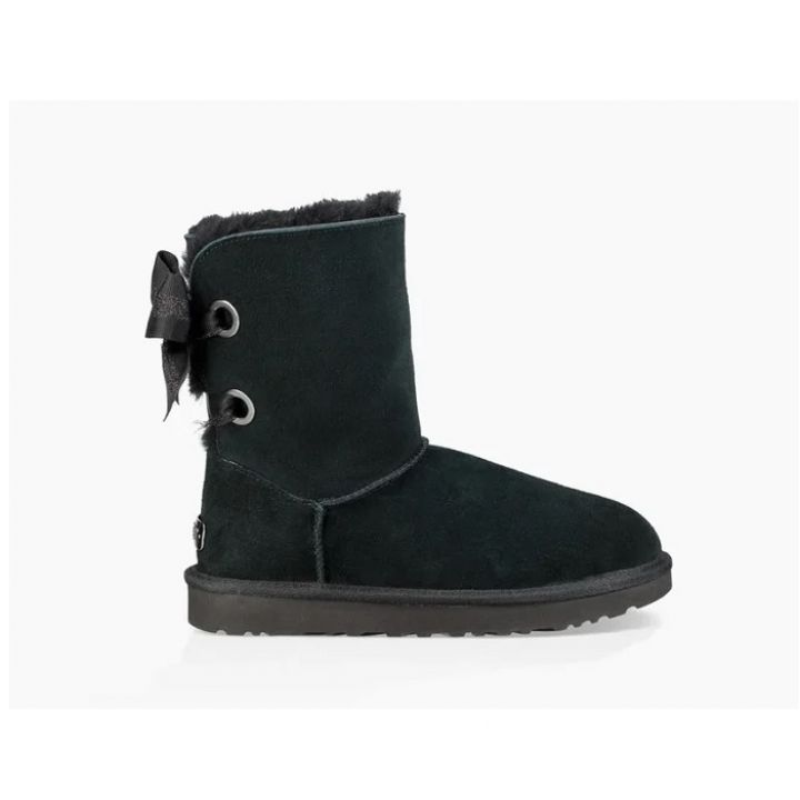 Женские угги Ugg Customizable Bailey Bow Short Boot Black