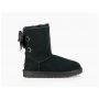 Женские угги Ugg Customizable Bailey Bow Short Boot Black
