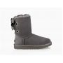 Женские угги Ugg Customizable Bailey Bow Short Boot Grey