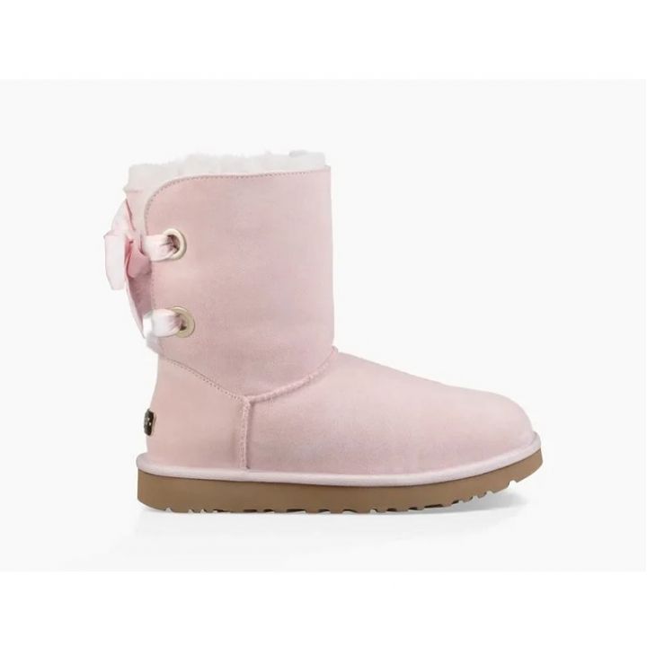 Женские угги Ugg Customizable Bailey Bow Short Boot Seashel Pink