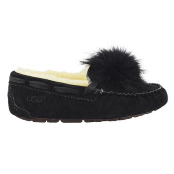 Женские мокасины Ugg Women's Dakota Pom Pom Black 