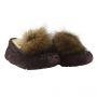 Женские мокасины Ugg Women's Dakota Pom Pom Chocolate