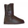 Детские угги Ugg Kids Bailey Button Metallic Chocolate