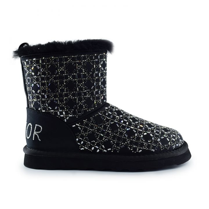 Женские угги Ugg Women's Christian Dior Black 