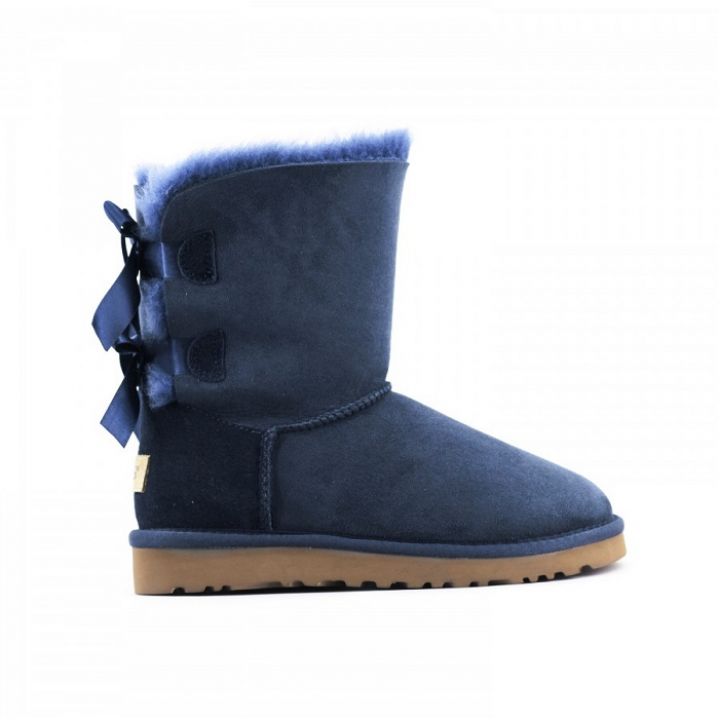 Детские угги Ugg Kids Bailey Bow II Navy 