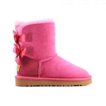 Детские угги Ugg Kids Bailey Bow II Fucsia 