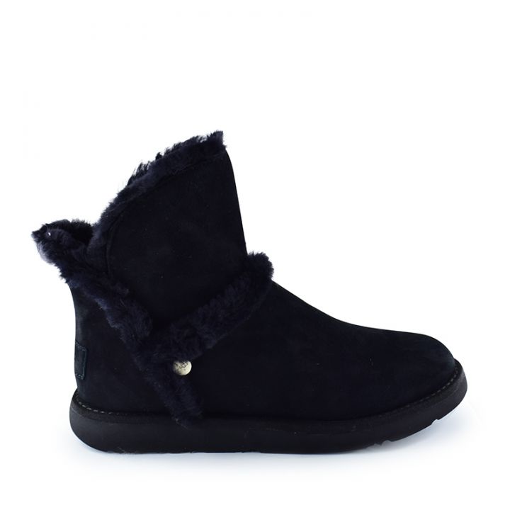 Женские угги Ugg Luxe Spill Seam Mini Boot Black