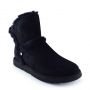 Женские угги Ugg Luxe Spill Seam Mini Boot Black