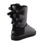 Женские угги Ugg Bailey Bow Metallic Black