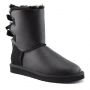 Женские угги Ugg Bailey Bow Metallic Black