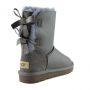 Женские угги Ugg Bailey Bow Metallic Grey