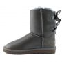 Женские угги Ugg Bailey Bow Metallic Grey
