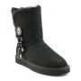 Женские угги Ugg Bailey Button Azalea Black