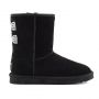 Женские угги Ugg Classic Short Crystal Bow Black