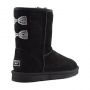 Женские угги Ugg Classic Short Crystal Bow Black