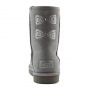 Женские угги Ugg Classic Short Crystal Bow Locomotive Grey