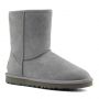 Женские угги Ugg Classic Short Crystal Bow Locomotive Grey