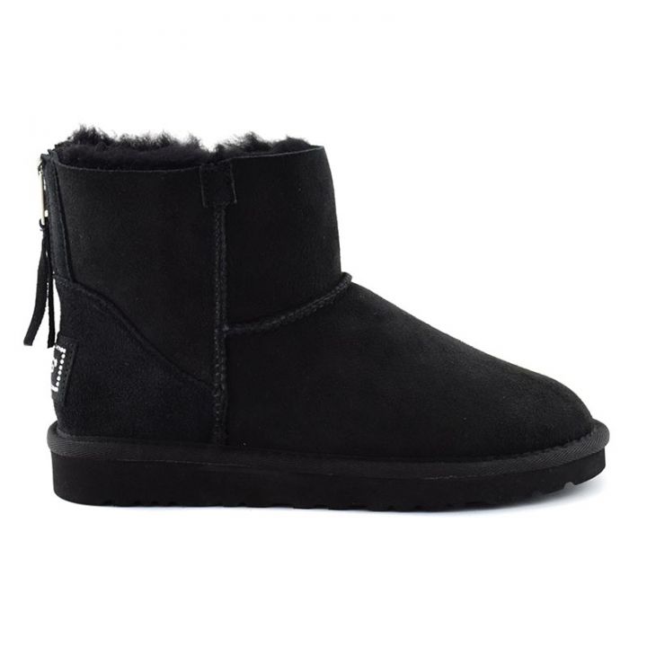 Женские угги Ugg ZIP Mini Black