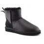 Женские угги Ugg Mini ZIP Black Metallic