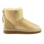 Женские угги Ugg ZIP Mini Soft Gold 