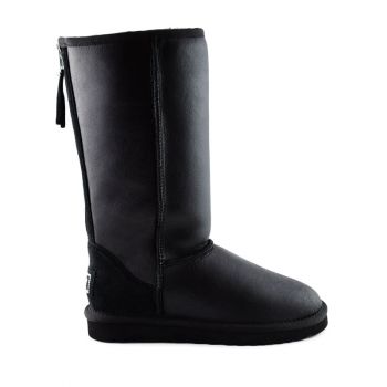 Женские угги Ugg Tall Zip Metallic Black