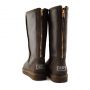 Женские угги Ugg Tall Zip Metallic Chocolate