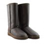 Женские угги Ugg Tall Zip Metallic Chocolate