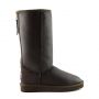 Женские угги Ugg Tall Zip Metallic Chocolate