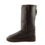 Женские угги Ugg Tall Zip Metallic Chocolate