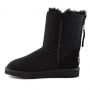 Женские угги Ugg Classic Short ZIP Black