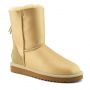 Женские угги Ugg Classic Short ZIP Soft Gold