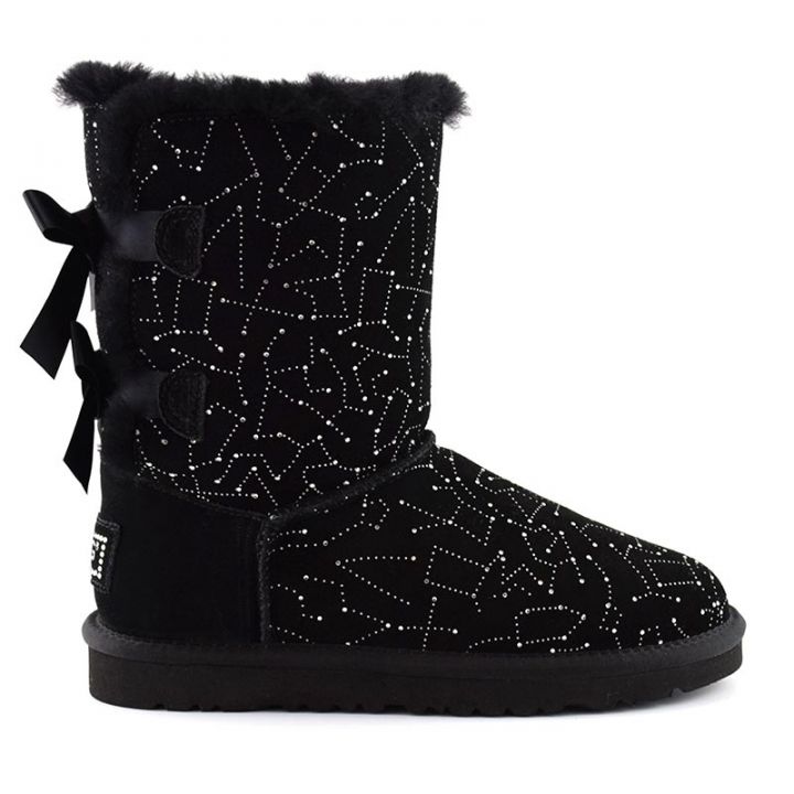 Женские угги Ugg Bailey Bow Constellation Black