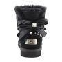 Женские угги Ugg Mini Bailey Bow Braid Black