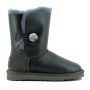 Женские угги Ugg Bailey Button Bling Metallic Grey