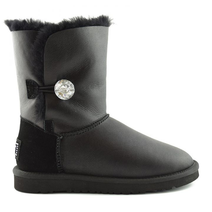 Женские угги Ugg Womens Bling Metall Black