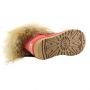 Женские угги Ugg Fox Fur Tomato