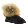 Женские угги Ugg Fox Fur Black