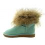 Женские угги Ugg Fox Fur Aqua