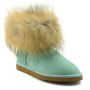 Женские угги Ugg Fox Fur Aqua