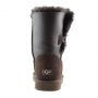 Женские угги Ugg Bailey Button Metallic Chocolate