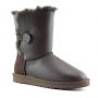 Женские угги Ugg Bailey Button Metallic Chocolate