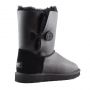 Женские угги Ugg Bailey Button Black Metallic