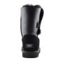 Женские угги Ugg Bailey Button Black Metallic