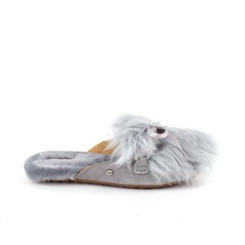 Женские тапочки Ugg Fluff Shaine Grey