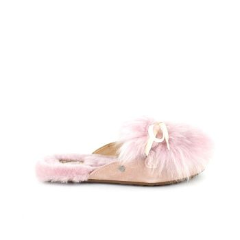 Женские тапочки Ugg Fluff Shaine Pink