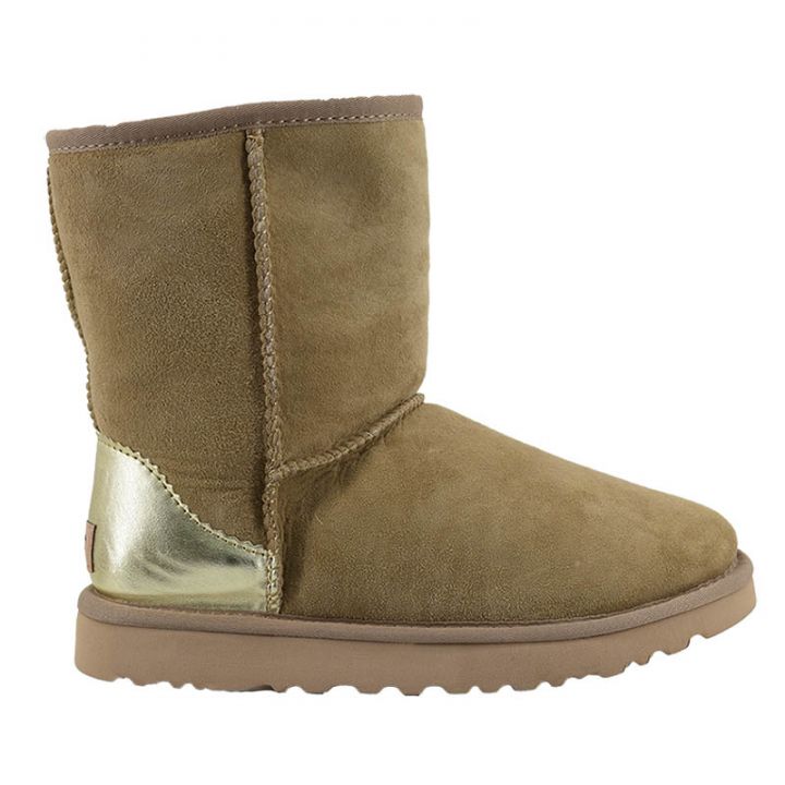 Женские угги Ugg Classic Short II Metallic Driftwood